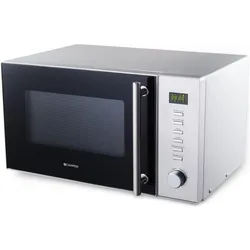 Champion Mikrowelle Pro 23L 900W MW135 Edelstahl, Mikrowelle, Silber
