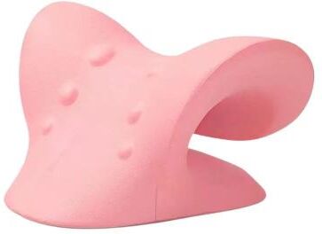 Inspire Essentials Neck Support Stretch Pillow Cervical Support Cushion For Home And Office pink
