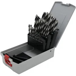 Bosch Professional Zubehör, Bohrereinsatz, HSS-Spiralbohrer-Set PointTeQ, 25-tlg., ProBox, 1–13 mm