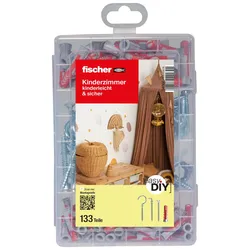 fischer Meister-Box - DuoPower + S + H Dübel- und Schrauben-Sortiment 133 Stück