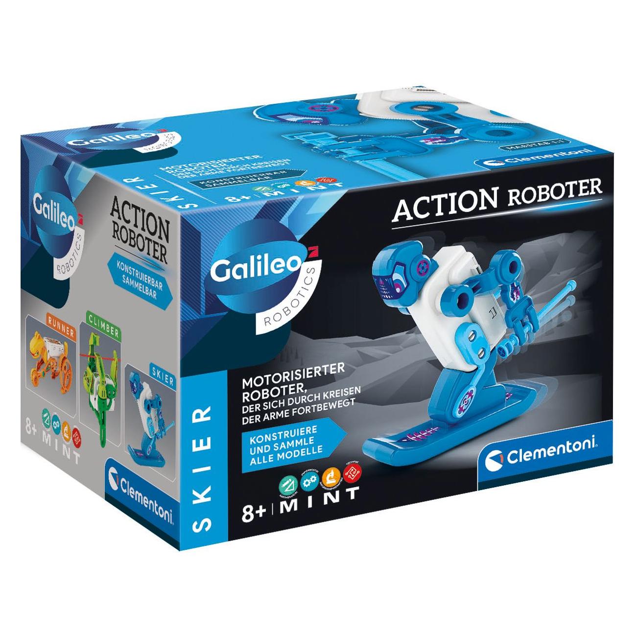 Clementoni Galileo Action Roboter - Skier (59430)