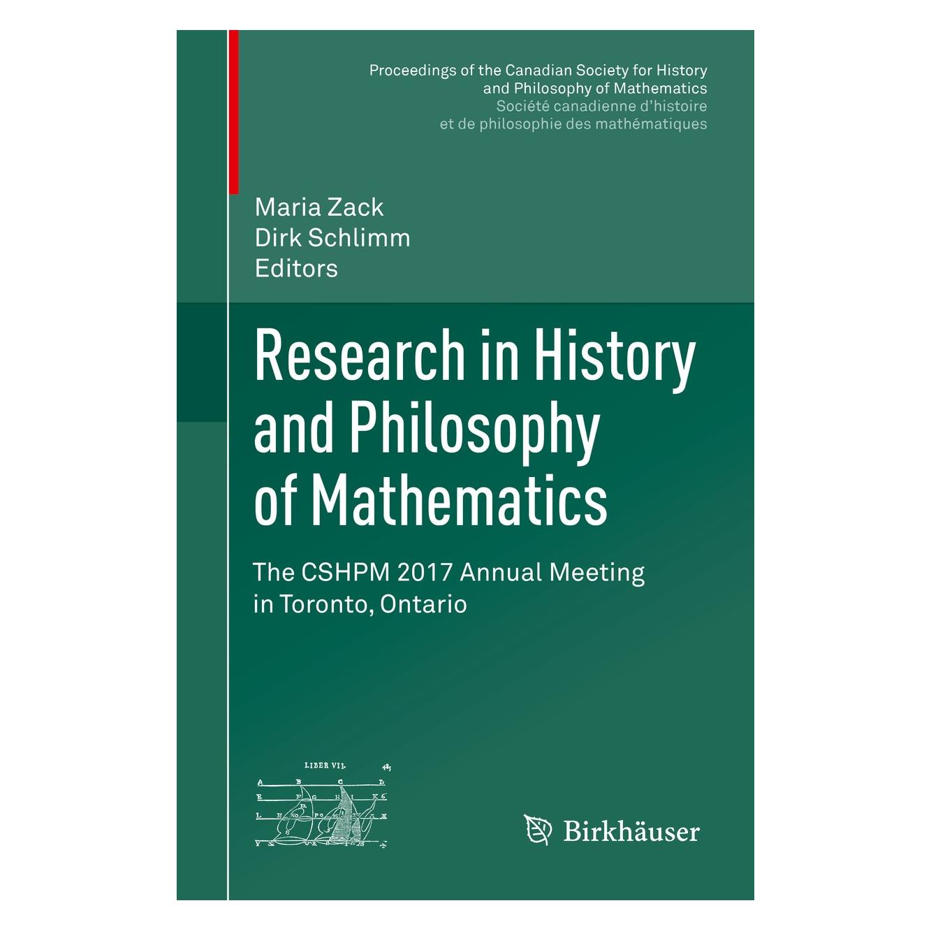 Springer Research in History and Philosophy of M (Englisch, Hardcover, Dirk Schlimm, Maria Zack) (9783319908557)