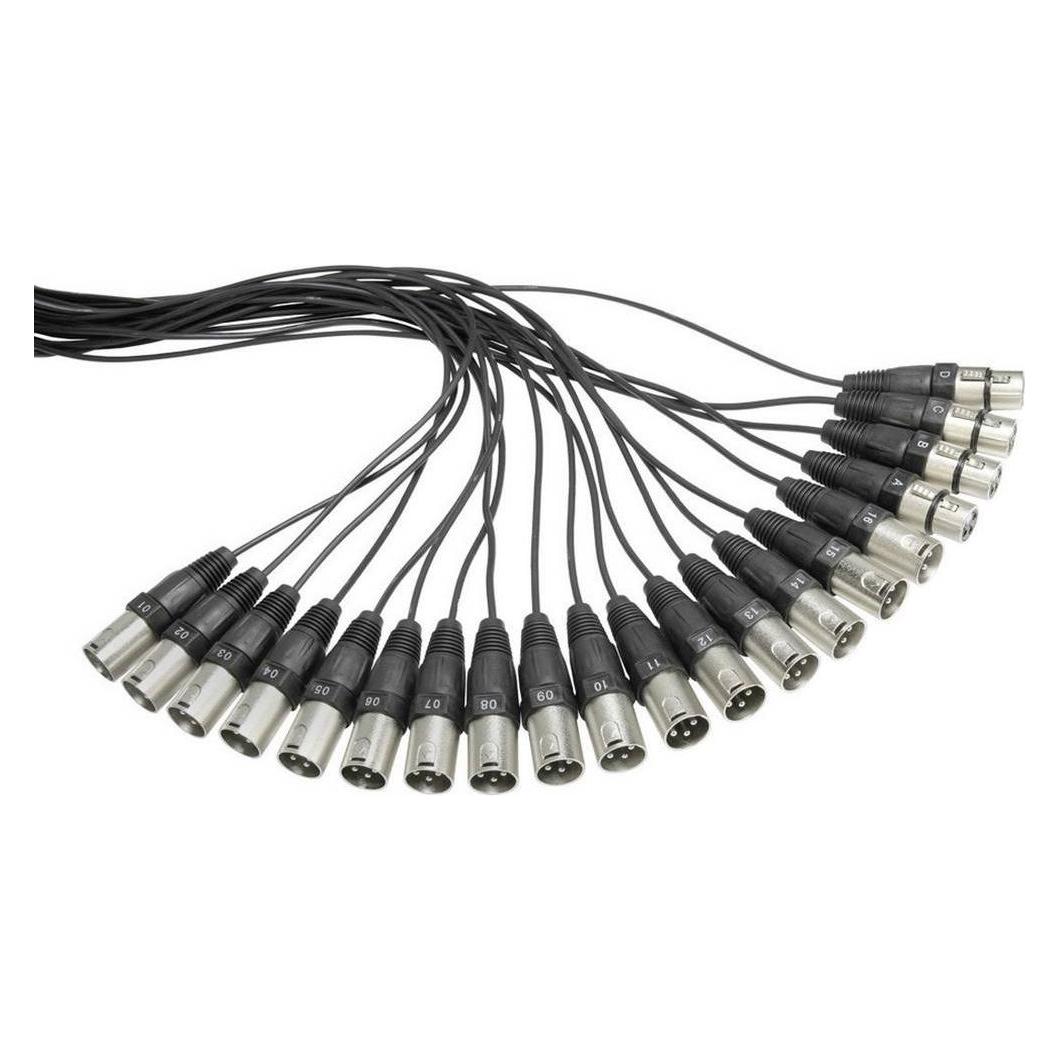 AH Cables Multicore Kabel 15 m K20C15 16 (0.34 m, XLR Kabel) (K20C15)