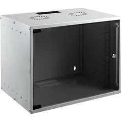Lanview 10" 9U W=312mm D=300mm WALL (9 HE, 10 Zoll Rack), Serverschrank, Weiss