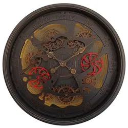 Globo Quarzwanduhr Alissa Kunststoff