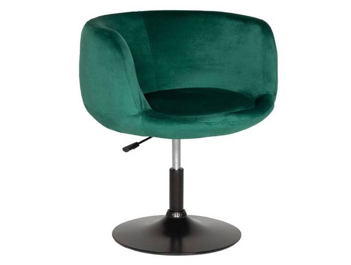 Tabouret de bar en velours vert NOLAN