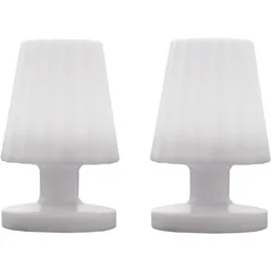 Lumisky LADY MINI Tischlampen H22CM Polyethylen Weiss