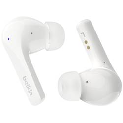 Belkin SoundForm Motion In Ear Headset Bluetooth® Weiß Headset, Ladecase, Schweißresistent AUC010btWH