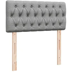 vidaXL, Boxspringbett, Alronica (Knopfheftung Design) (100 x 200 cm)