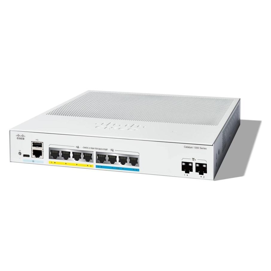 Cisco Catalyst 1300-8MGP-2X - Switch - L (8 Ports) (C1300-8MGP-2X)