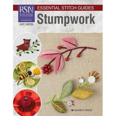 Rsn Essential Stitch Guides: Stumpwork - Large Format Edition, Taschenbuch von Kate Sinton, Search Press Ltd, 978-1-78221-923-1