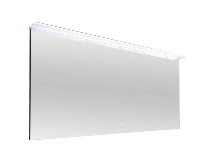 Schöner Wohnen Badezimmerspiegel, Silberfarben, Glas, 160x65.2x9.1 cm, Goldenes M, Badezimmer, Badezimmerspiegel, Badspiegel