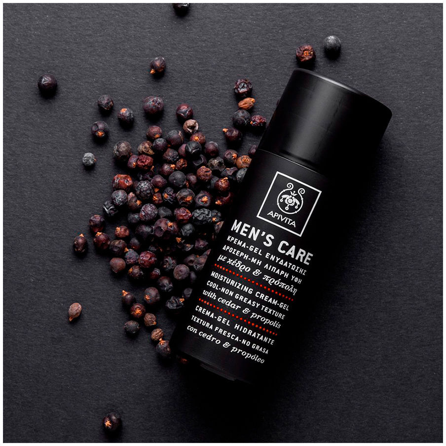 Apivita Soin Homme gel-crème hydratant texture fraîche 50 ml
