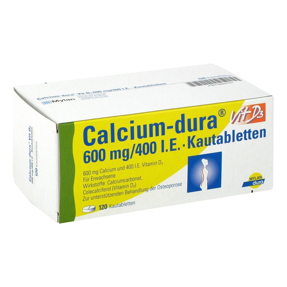 Cooper Consumer Health Deutschland GmbH Calcium-dura Vit D3 600mg/400 internationale Einheiten 08920757