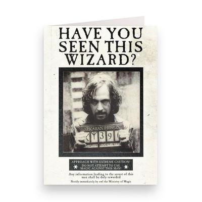 Zaubereiministerium: 'Have You Seen This Wizard?' Lentikularkarte