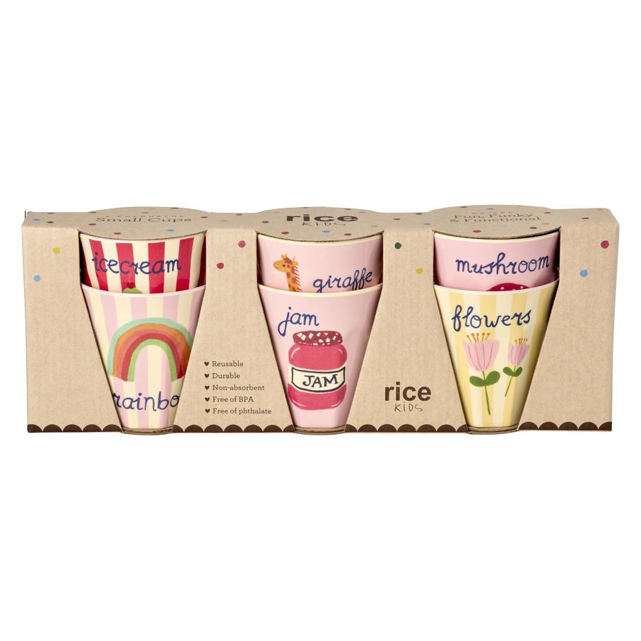 Rice - Melamine Kids Cup with ABC Print - Small - 160 ml (KICUP-6ZABCI)