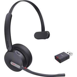Yealink Headset WH64 Hybrid UC, Mono, für Festnetztelefone DECT, USB-A, Bluetooth, On-Ear