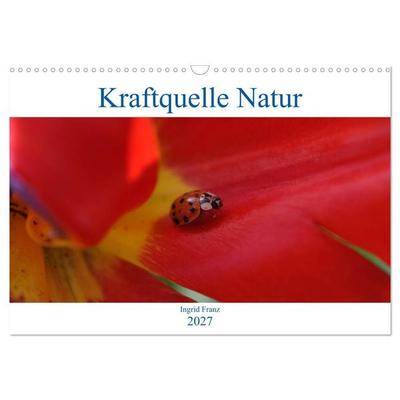 Kraftquelle Natur (Wandkalender 2027 DIN A3 quer), CALVENDO Monatskalender