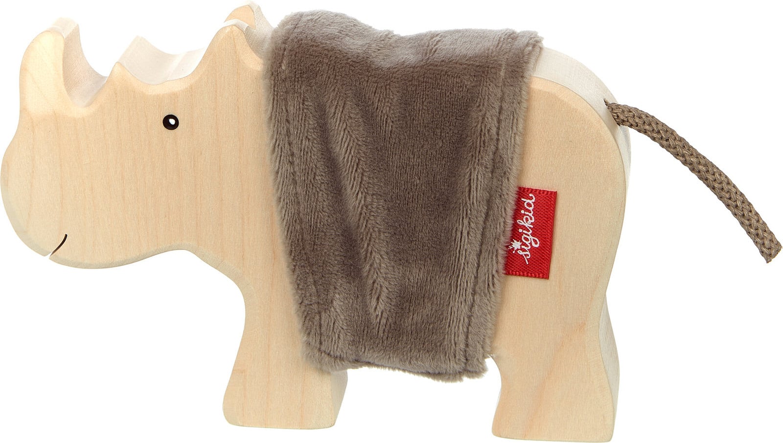 Sigikid Cudly Wudly houten neushoorn speelfiguur