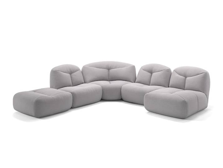 Leder Wohnlandschaft MOLISE Designersofa Couch