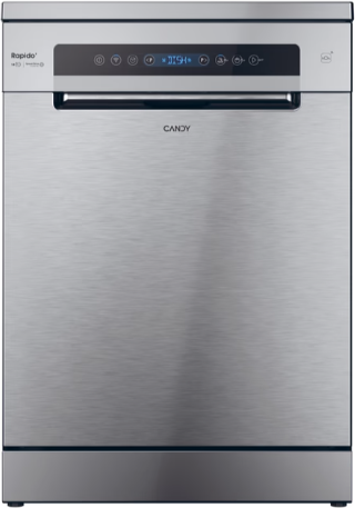 Ⓜ️🔵🔵🔵 CANDY CF 4C6F0X - Lavastoviglie Rapido', Libera installazione, 14 coperti, Connet