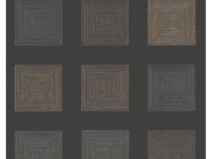GRAFISCH BEHANG Modern - metallic zwart - A.S. Création Ethnic Origin