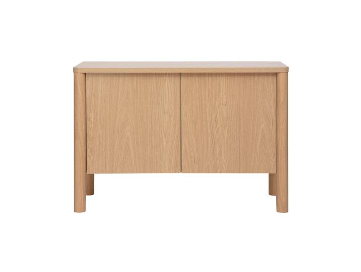 Buffet finition bois clair chêne 2 portes L110 cm IZZIE