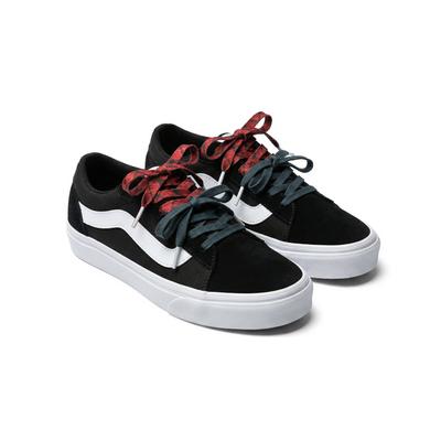 Sneaker VANS "Vero LS", Damen, Gr. 36,5, suede, canvas schwarz, multi, Leder, Schuhe Sneaker, Double Lacing - Doppelschnürung