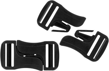 buttinette Steckschnallen für 25 mm breite Bänder, Inhalt: 2 Stück.