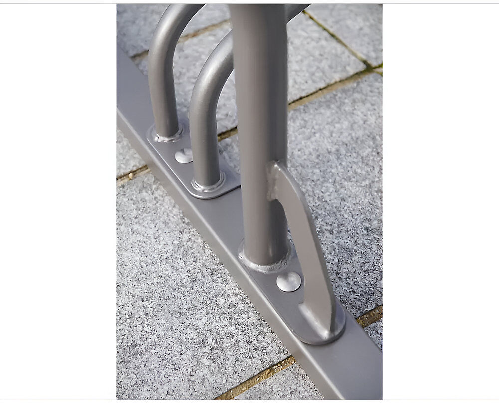 Diebstahlsicherung OPTIMUM, für Fahrradständer, grau PROCITY