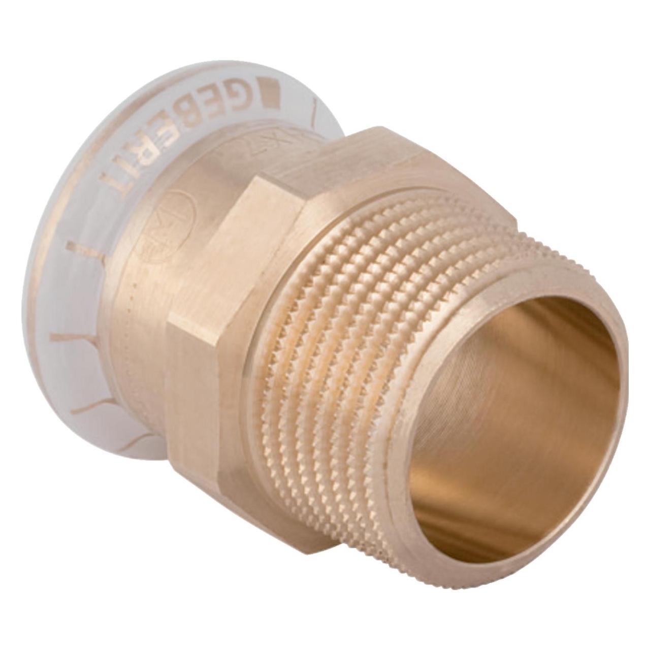 Geberit Mapress Kupfer Übergang mit Aussengewinde, Rg d22-R1/2" (Pressverbindung) (3536570)