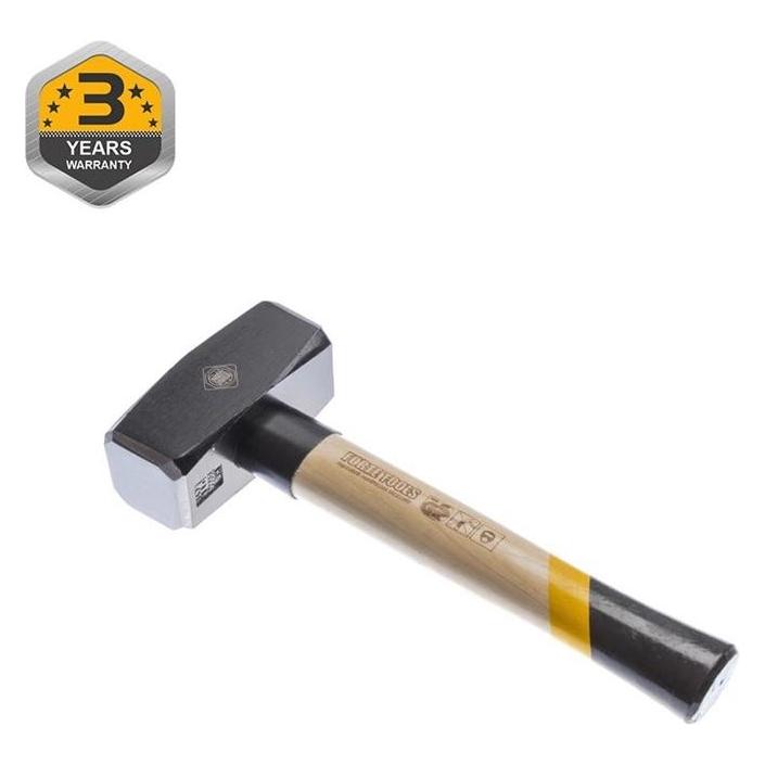 Forte tools Fäustel mit Holzgriff, 2000 g Kopfgewicht, Hammer mit Holzstiel, Premium Werkzeug, gesch (2000 g) (SH2000HS)