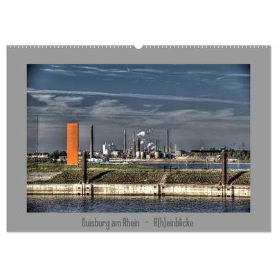 Duisburg am Rhein - R(h)einblicke (Wandkalender 2027 DIN A2 quer), CALVENDO Monatskalender