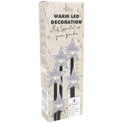 LED Weihnachtsdeko, Gartenstecker LED Sterne