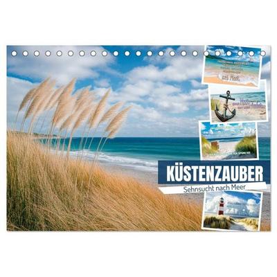 KÜSTENZAUBER Sehnsucht nach Meer (Tischkalender 2027 DIN A5 quer), CALVENDO Monatskalender
