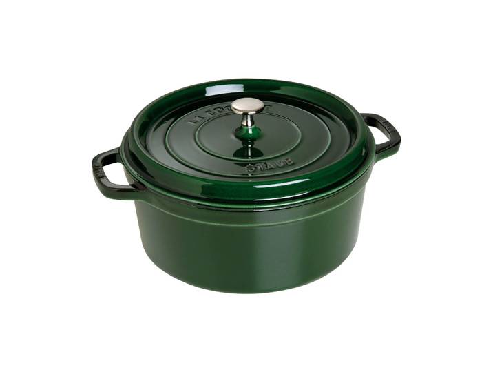 STAUB Cocotte ronde La Cocotte Staub fonte 6,7 L Basilic vert