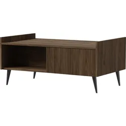 COUCHTISCH Arysa Nussbaum Braun Holzoptik 100/45/60 cm