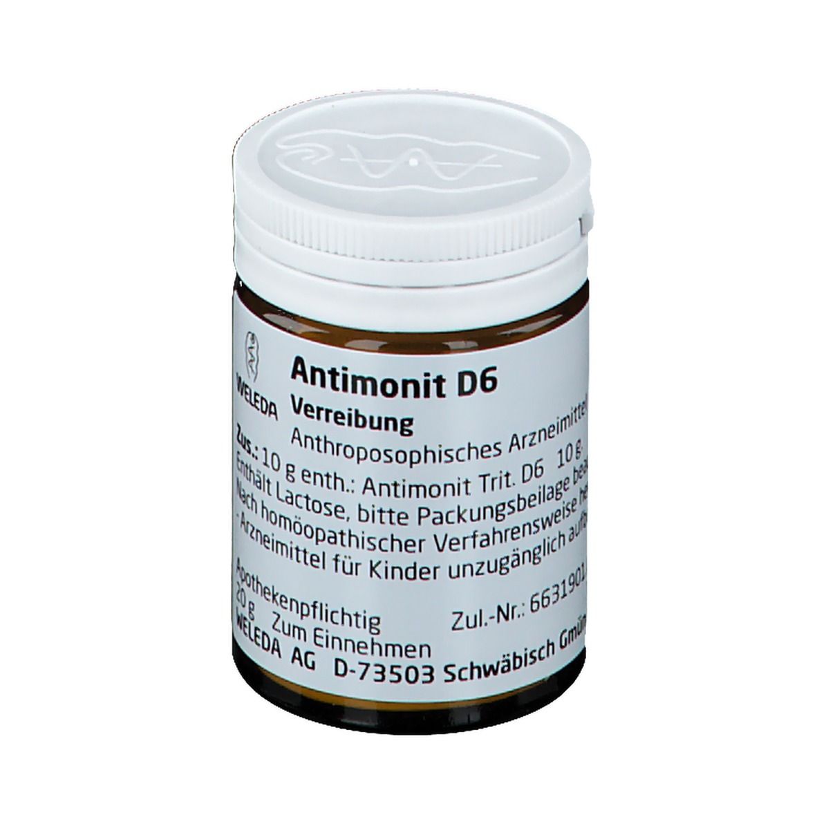 Antimonit D 6 Trituration 20 g