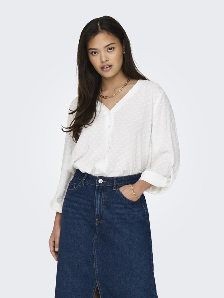 JDY Bluse in Weiß - XS