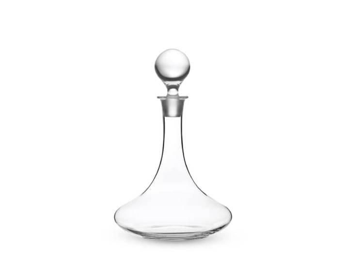 PEUGEOT - Dekanter Capitaine aus mundgeblasenem Glas - 18,5 cm x 18,5 cm x 21,2 cm - Glaskaraffe für Junge Weine - 2 Jahre Garantie