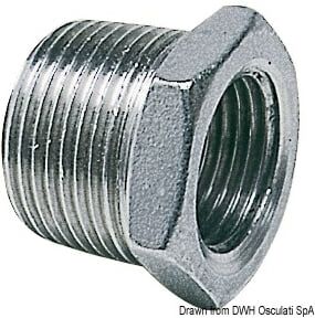 Osculati Riduzione maschio femmina Riduzione maschio/femmina inox 1" x 3/4"