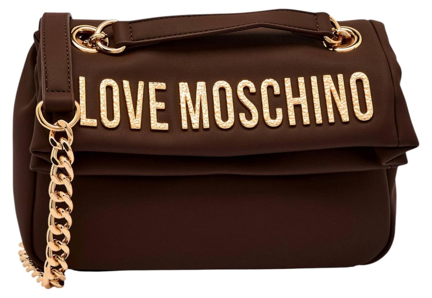 Love Moschino PolyurethanTasche GRS Schokolade + HAMMERED LO, Schokobraun, Einheitsgröße