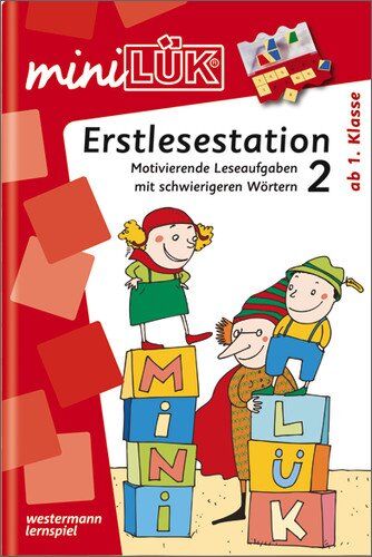 Heinz Vogel - miniLÜK: Erstlesestation 2: Motivierende Leseaufgaben mit schwierigeren Wörtern ab Klasse 1: Ergänzen und Ersetzen - Preis vom 15.10.2026 23:06:25 h