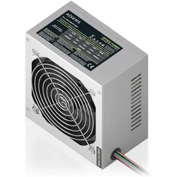 Aisens ASPC-500ATX-SEO (500 W), PC Netzteil, Silber