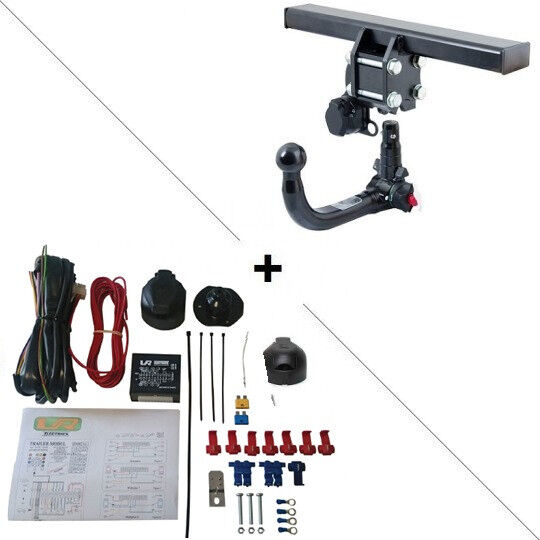 Attelage Jeep Compass hybride (06/25-) RDSOV + faisceau universel 7 broches + boitier électronique