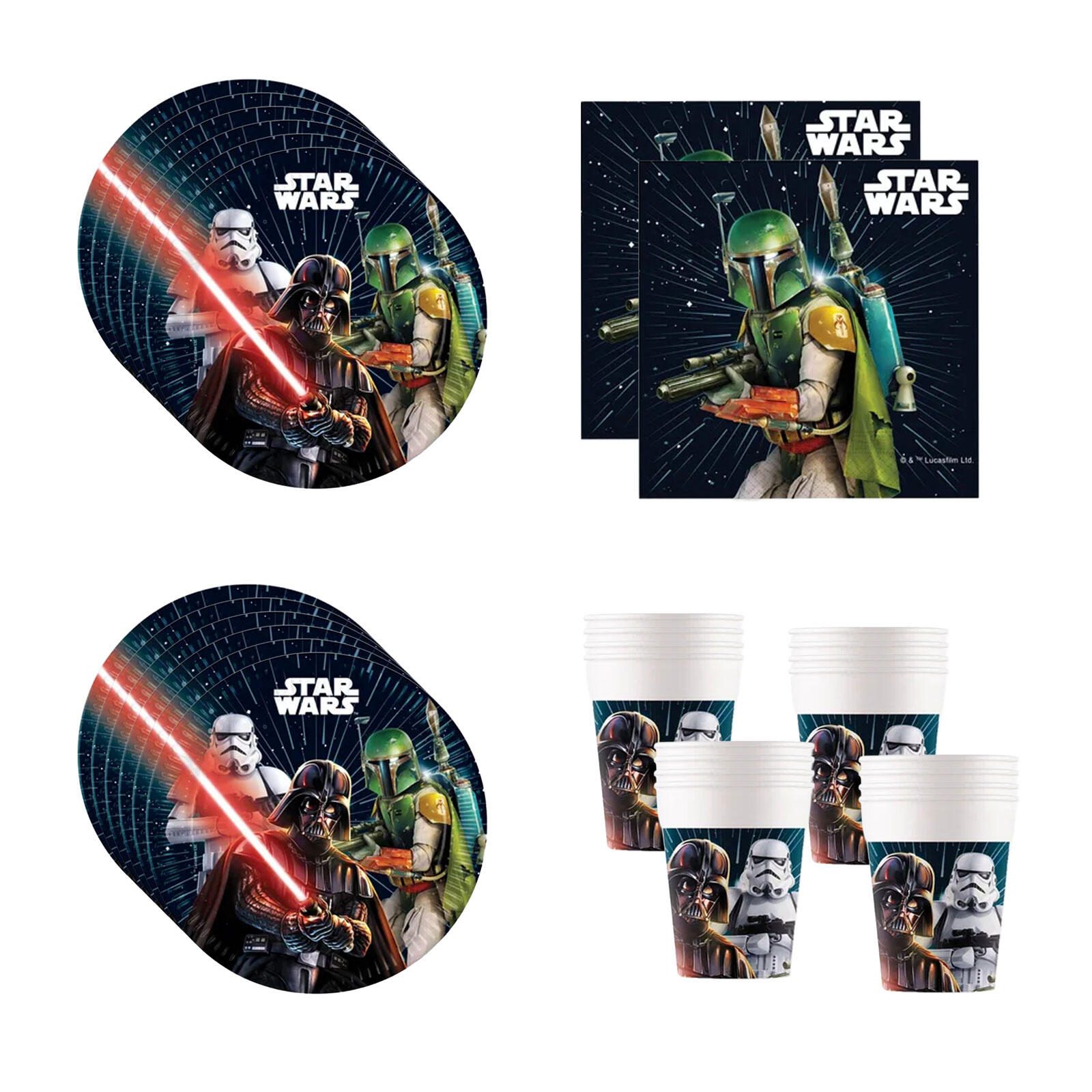 Procos Star Wars Geburtstagsdekoration für Kindergeburtstage 93879_93880_93881