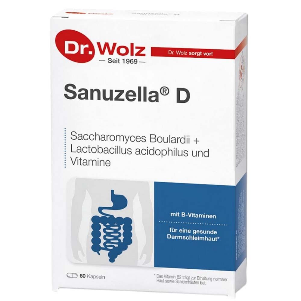 Sanuzella D Zellulose Kapseln 60 St