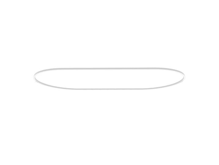 NEMO STUDIO lampe à suspension ZIRKOL OVALE 3x1 m DOWNLIGHT (Blanc 3000K - Aluminium verni)