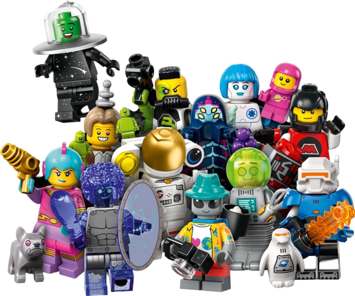 Lego Minifiguren Serie 26 Ruimtevaartthema diverse kleuren 71046