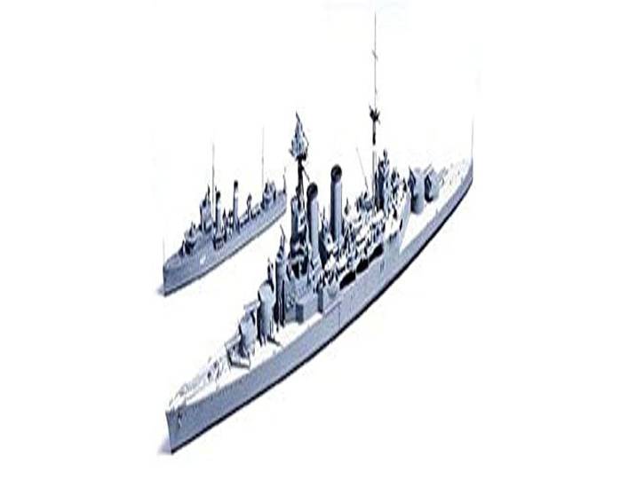 hood & destroyer klasse e tamiya 1/700